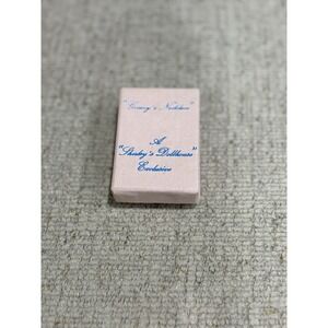 Shirley's Dollhouse Vintage Vogue Ginny Doll Gold Tone Heart Necklace Box